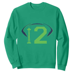 Space Needle Emerald City Number 12 Sweatshirt Sports Fan Pride