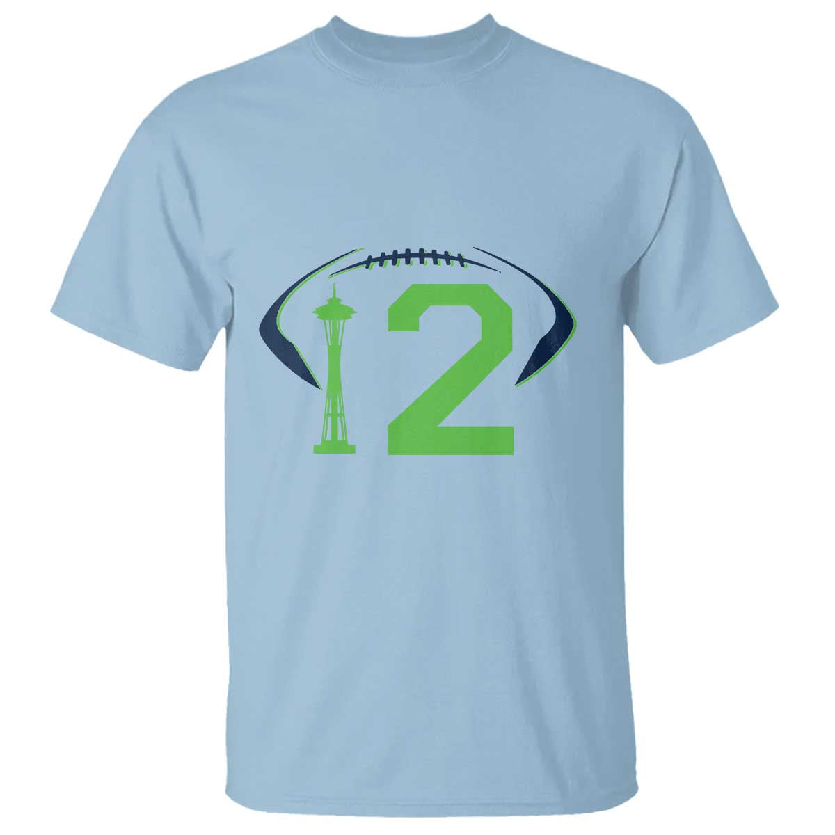 Space Needle Emerald City Number 12 T Shirt Sports Fan Pride
