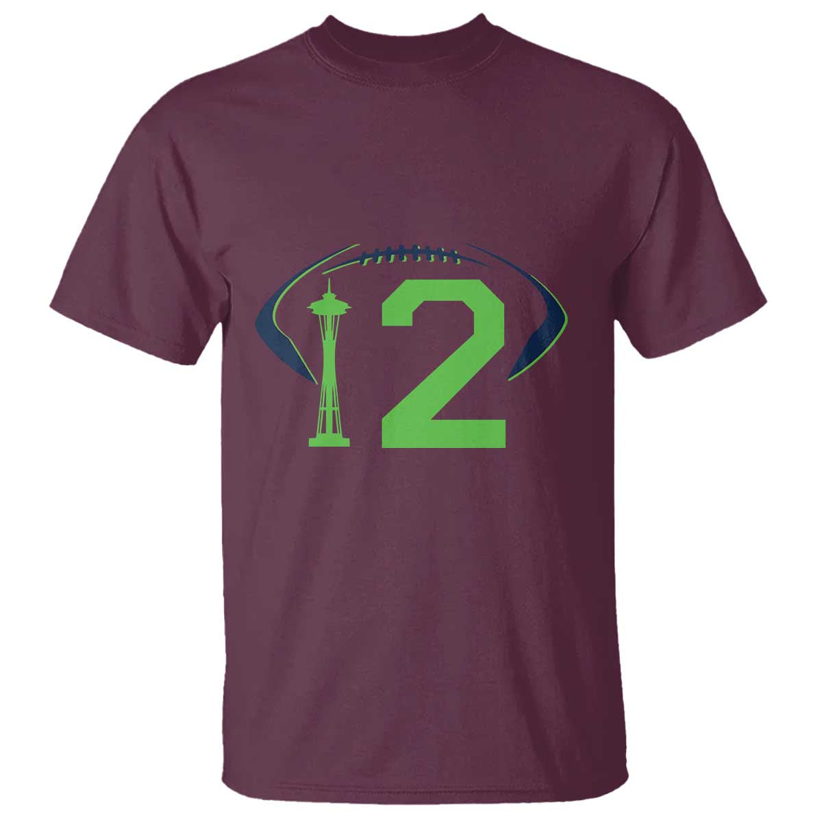 Space Needle Emerald City Number 12 T Shirt Sports Fan Pride