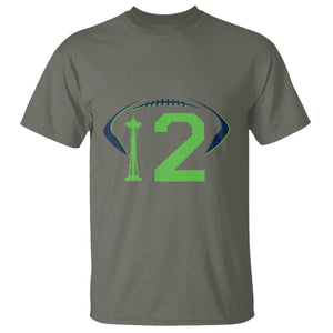 Space Needle Emerald City Number 12 T Shirt Sports Fan Pride