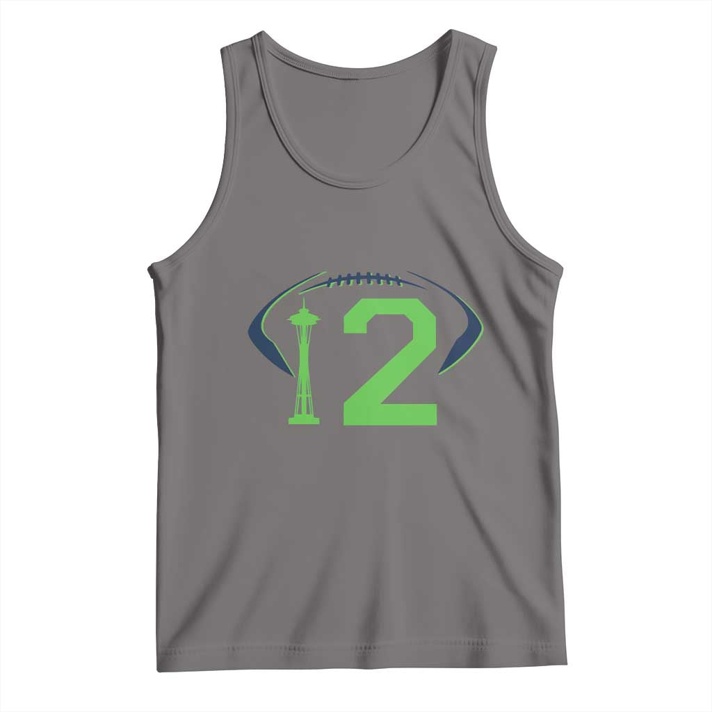 Space Needle Emerald City Number 12 Tank Top Sports Fan Pride