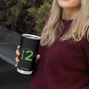 Space Needle Emerald City Number 12 Tumbler Cup Sports Fan Pride