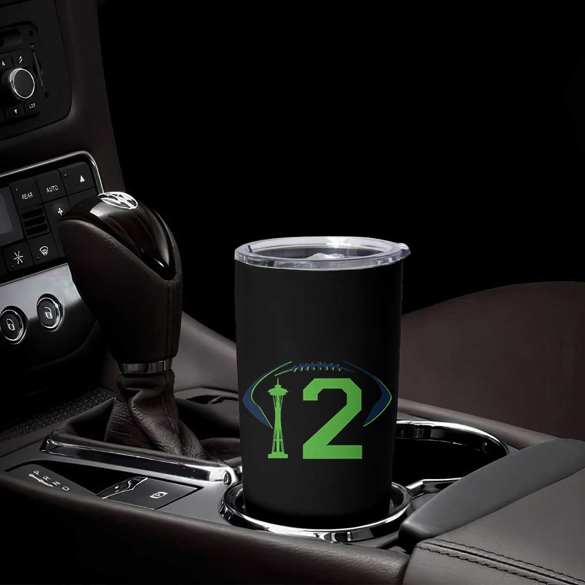 Space Needle Emerald City Number 12 Tumbler Cup Sports Fan Pride