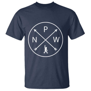 PNW Bigfoot Crossed Arrows Pacific Northwest Pride T Shirt