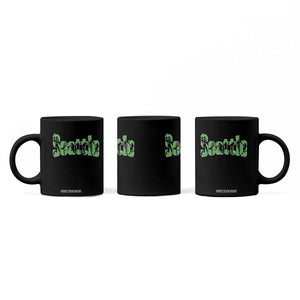 Seattle Sports Player Silhouette Coffee Mug Gift For Football Lovers