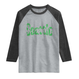 Seattle Sports Player Silhouette Raglan Shirt Gift For Football Lovers
