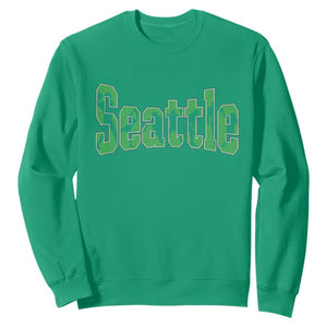 Seattle Sports Player Silhouette Sweatshirt Gift For Football Lovers
