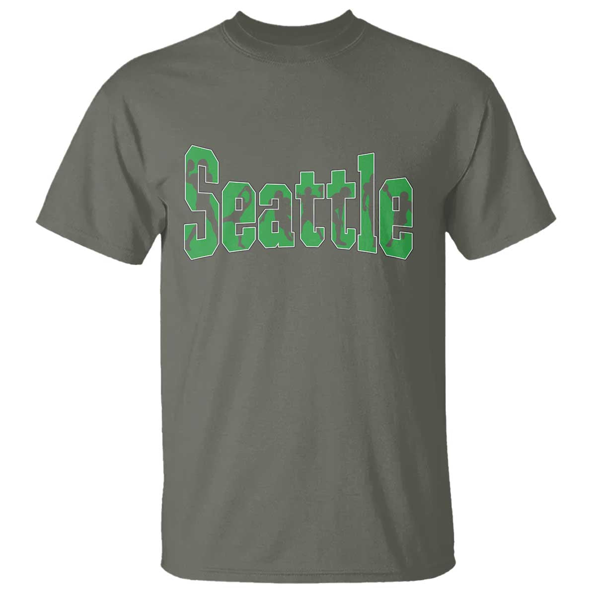 Seattle Sports Player Silhouette T Shirt Gift For Football Lovers