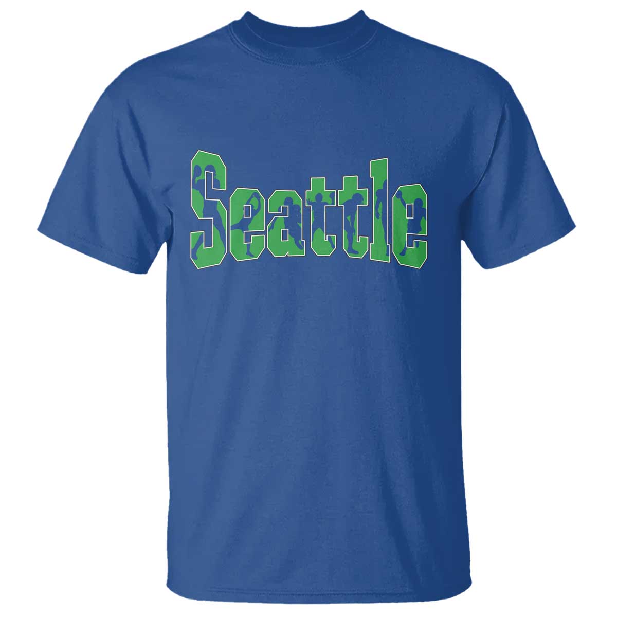 Seattle Sports Player Silhouette T Shirt Gift For Football Lovers