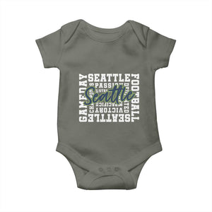 Seattle Emerald City Pride Baby Onesie Football Fan Game Day Gift