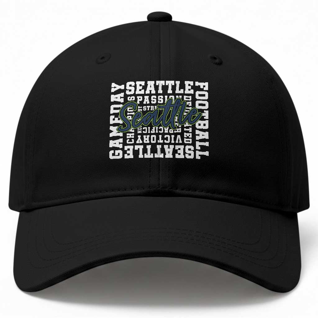 Seattle Emerald City Pride Baseball Cap Football Fan Game Day Gift TS12 Print Your Wear