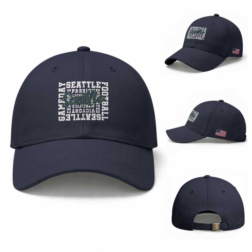 Seattle Emerald City Pride Baseball Cap Football Fan Game Day Gift
