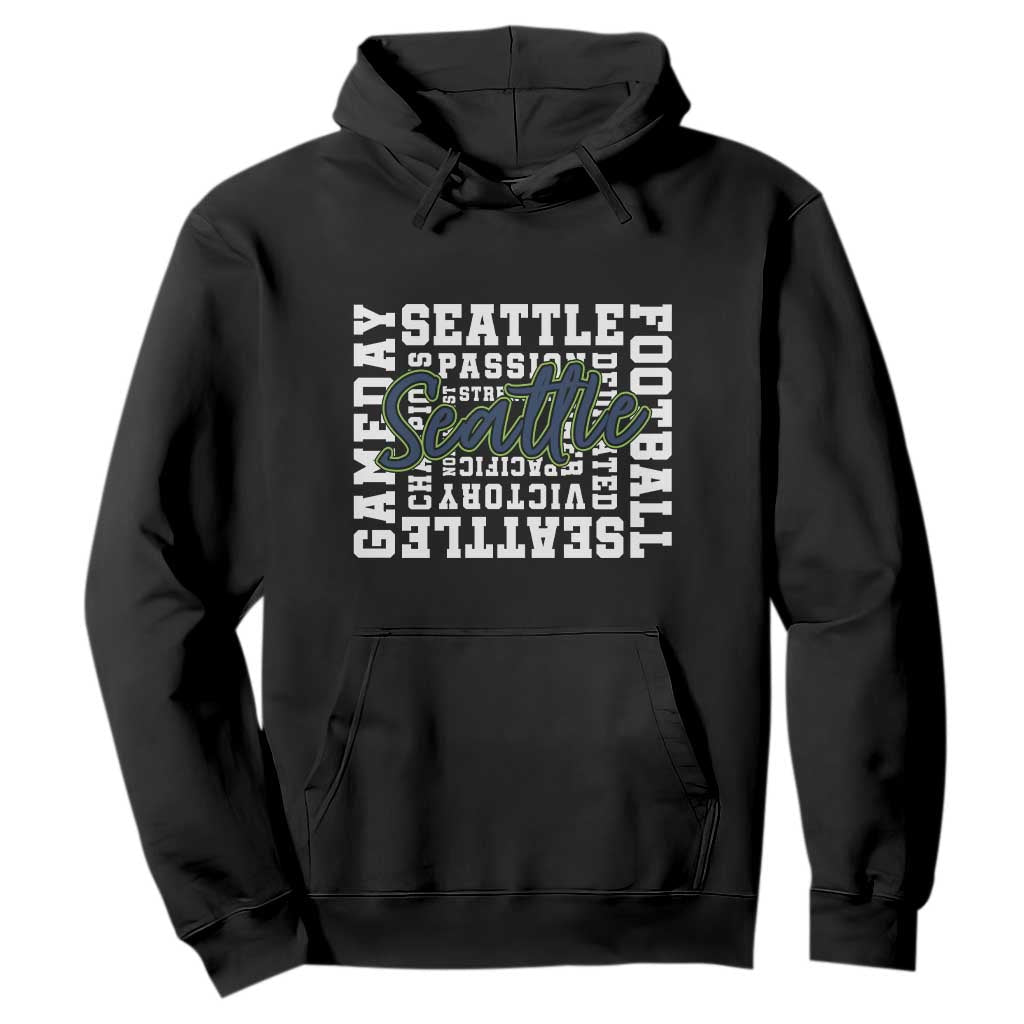 Seattle Emerald City Pride Hoodie Football Fan Game Day Gift