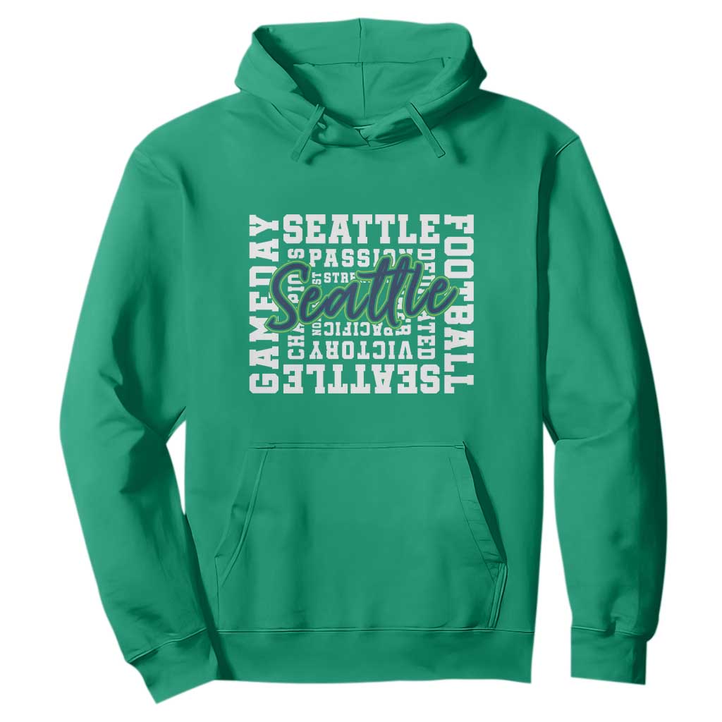 Seattle Emerald City Pride Hoodie Football Fan Game Day Gift