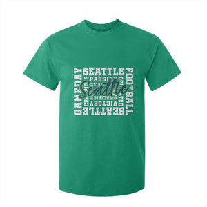 Seattle Emerald City Pride T Shirt For Kid Football Fan Game Day Gift