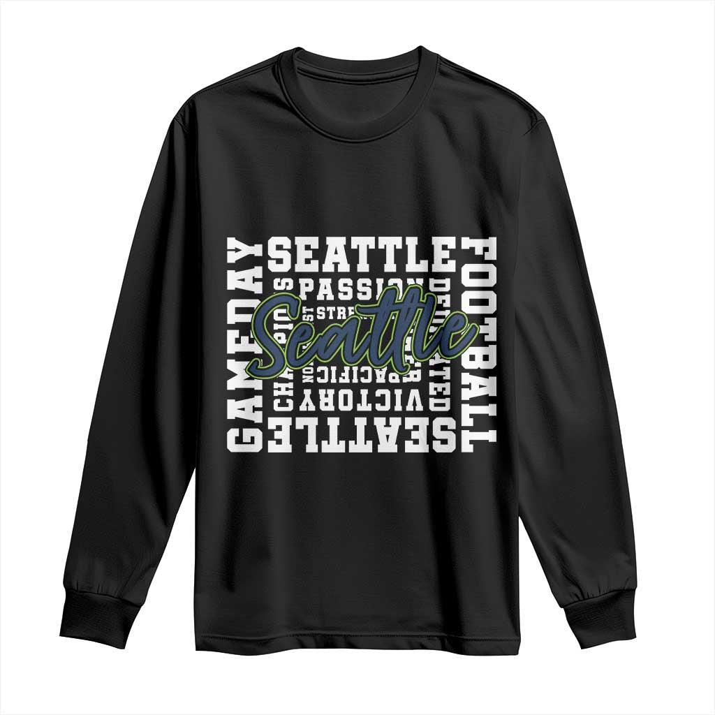 Seattle Emerald City Pride Long Sleeve Shirt Football Fan Game Day Gift