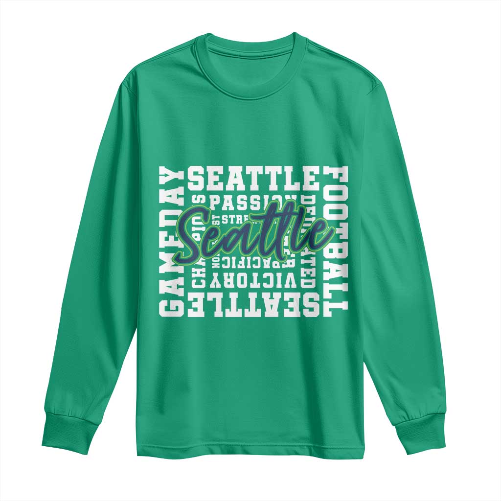 Seattle Emerald City Pride Long Sleeve Shirt Football Fan Game Day Gift