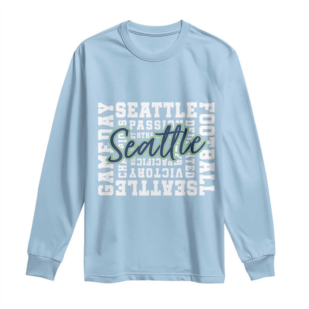 Seattle Emerald City Pride Long Sleeve Shirt Football Fan Game Day Gift