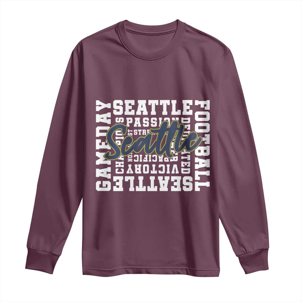 Seattle Emerald City Pride Long Sleeve Shirt Football Fan Game Day Gift