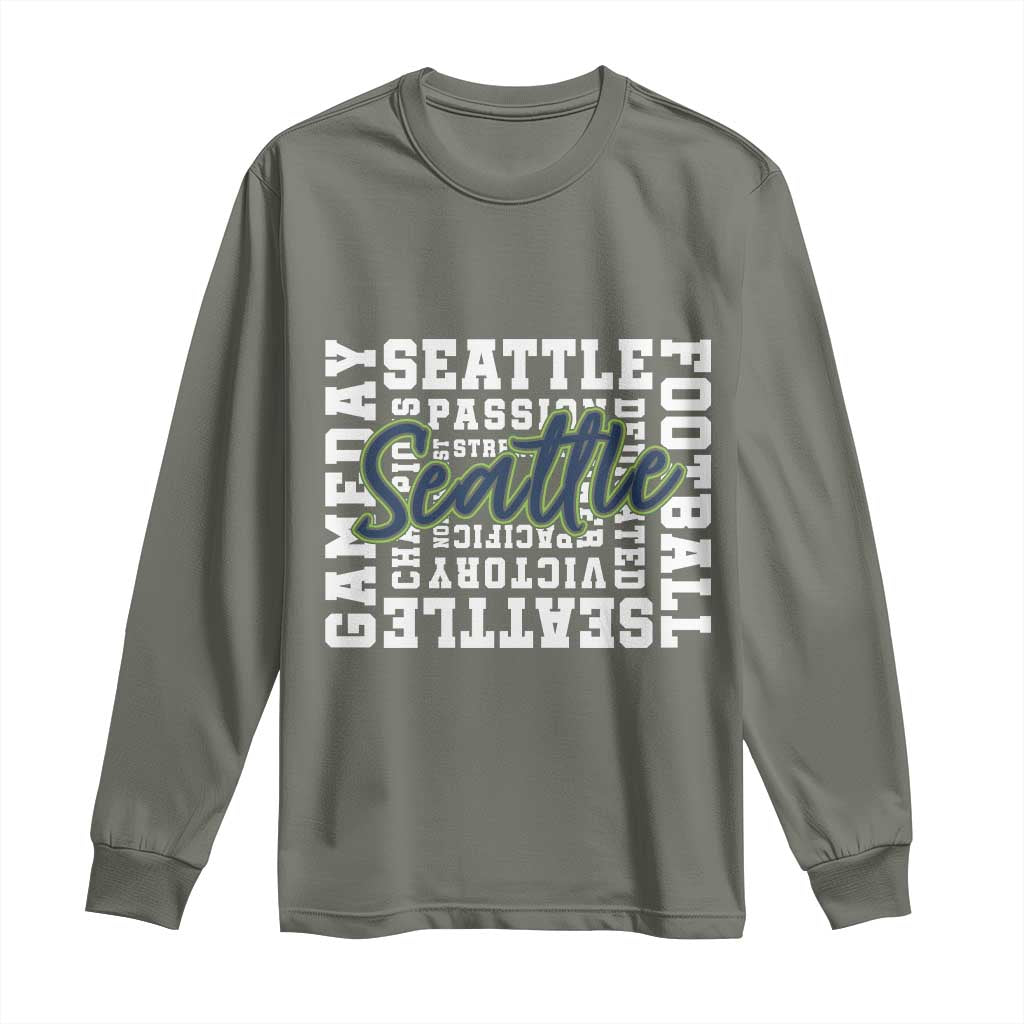 Seattle Emerald City Pride Long Sleeve Shirt Football Fan Game Day Gift