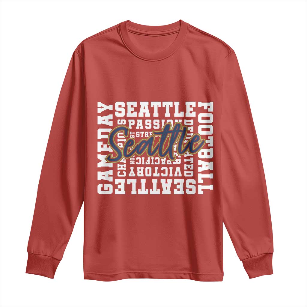 Seattle Emerald City Pride Long Sleeve Shirt Football Fan Game Day Gift