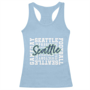 Seattle Emerald City Pride Racerback Tank Top Football Fan Game Day Gift