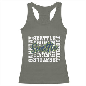 Seattle Emerald City Pride Racerback Tank Top Football Fan Game Day Gift