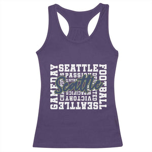 Seattle Emerald City Pride Racerback Tank Top Football Fan Game Day Gift