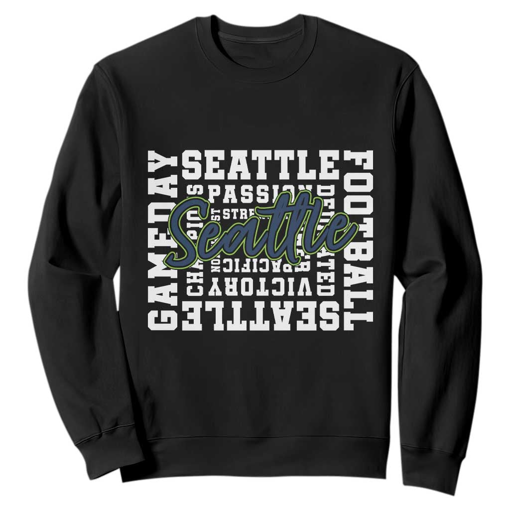 Seattle Emerald City Pride Sweatshirt Football Fan Game Day Gift