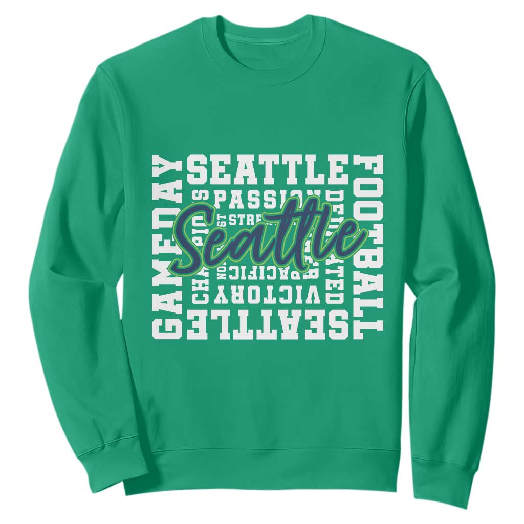 Seattle Emerald City Pride Sweatshirt Football Fan Game Day Gift