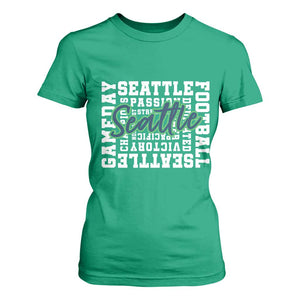 Seattle Emerald City Pride T Shirt For Women Football Fan Game Day Gift