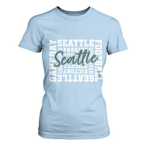 Seattle Emerald City Pride T Shirt For Women Football Fan Game Day Gift