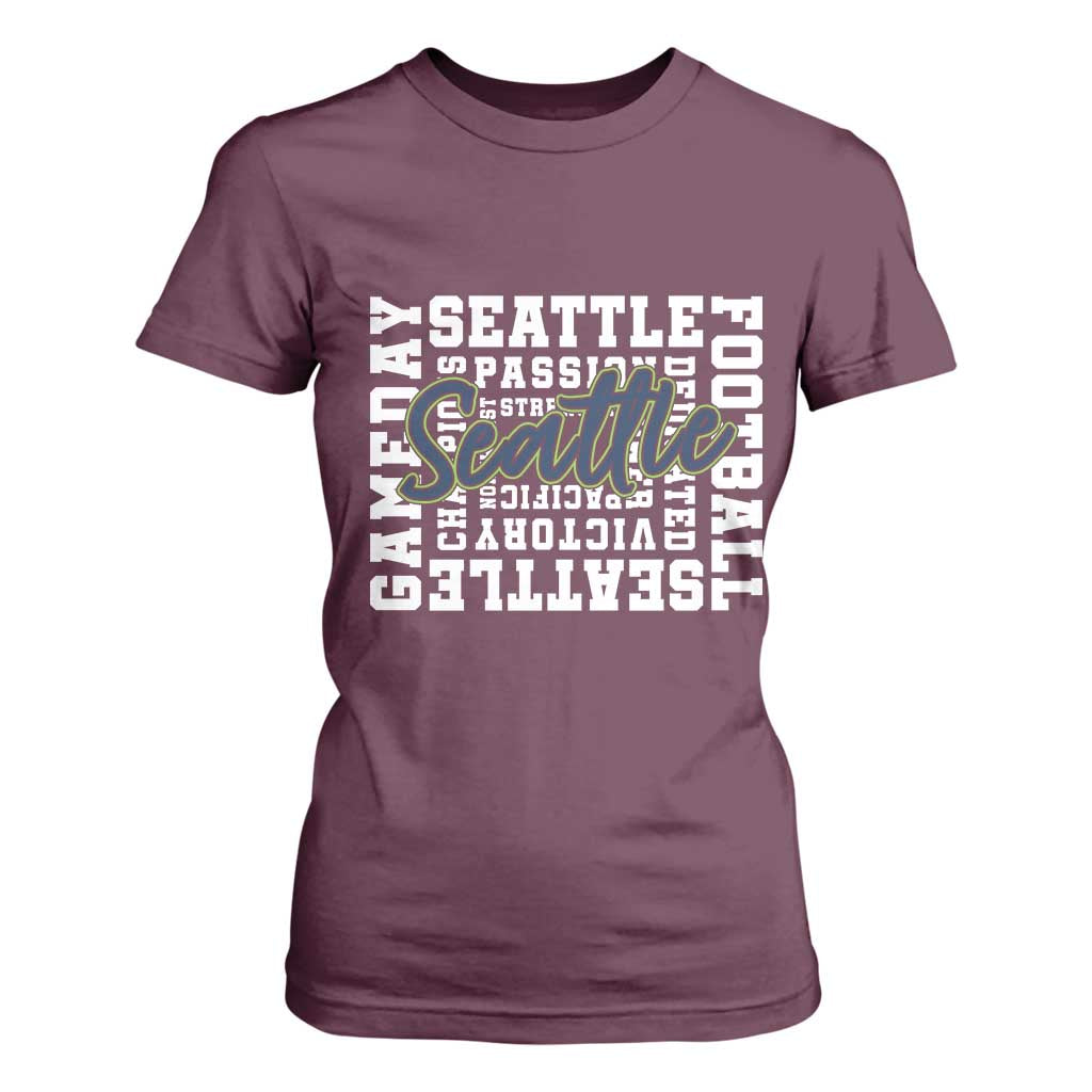 Seattle Emerald City Pride T Shirt For Women Football Fan Game Day Gift