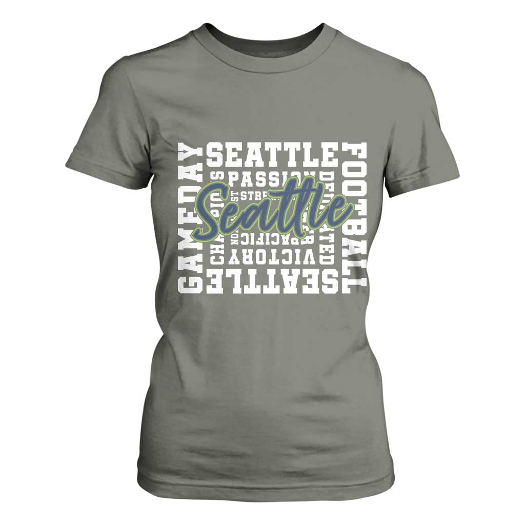 Seattle Emerald City Pride T Shirt For Women Football Fan Game Day Gift