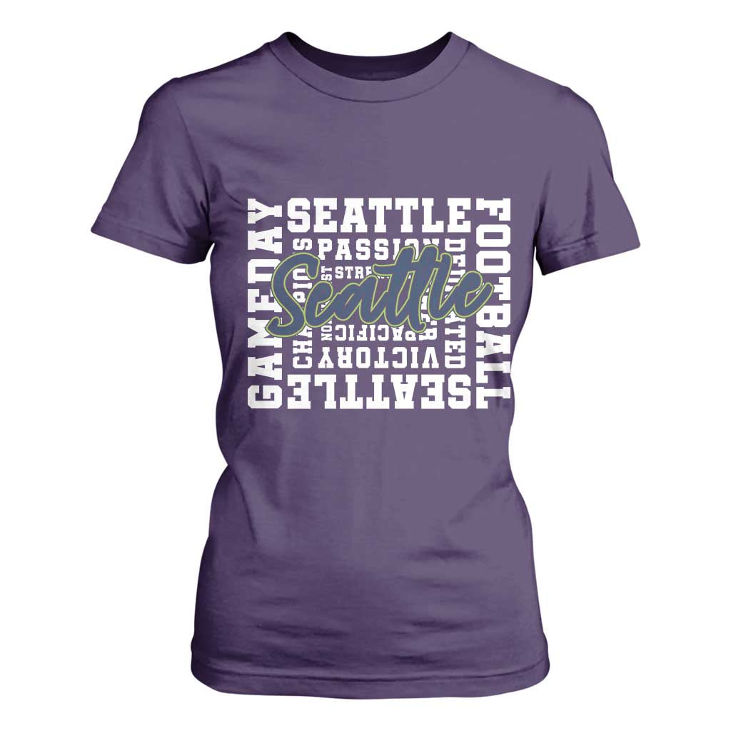 Seattle Emerald City Pride T Shirt For Women Football Fan Game Day Gift