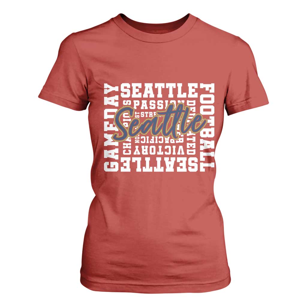 Seattle Emerald City Pride T Shirt For Women Football Fan Game Day Gift