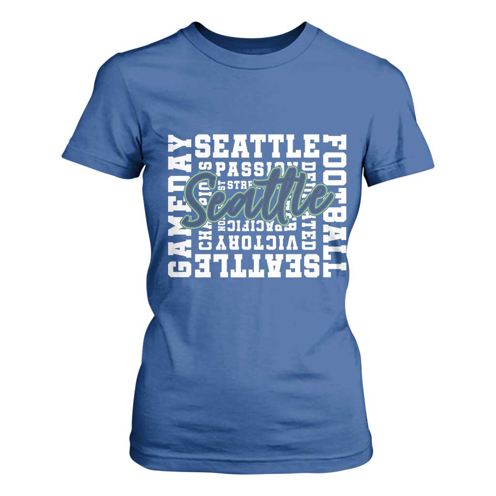 Seattle Emerald City Pride T Shirt For Women Football Fan Game Day Gift