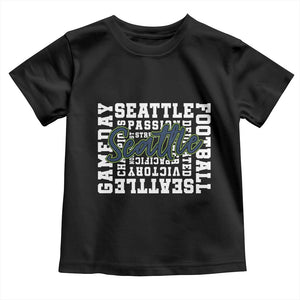 Seattle Emerald City Pride Toddler T Shirt Football Fan Game Day Gift