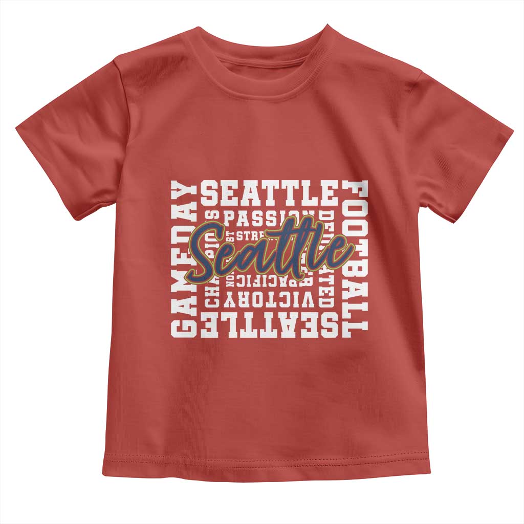 Seattle Emerald City Pride Toddler T Shirt Football Fan Game Day Gift