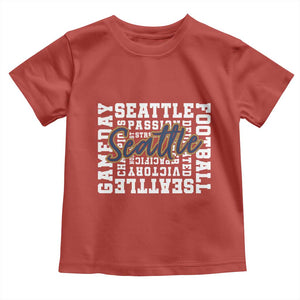 Seattle Emerald City Pride Toddler T Shirt Football Fan Game Day Gift