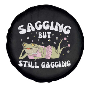 Funny Sagging But Still Gagging Spare Tire Cover Sarcastic Frog Humor TS12 Print Your Wear