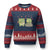 Cute Frog Lover Gift Ugly Christmas Sweater Romantic Frog Music TS12 Navy Red Print Your Wear