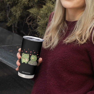 Cute Frog Lover Gift Tumbler Cup Romantic Frog Music TS12 Print Your Wear