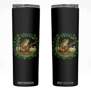 Funny Frog Playing Guitar Skinny Tumbler Music Lovers Gift TS12 Black Print Your Wear