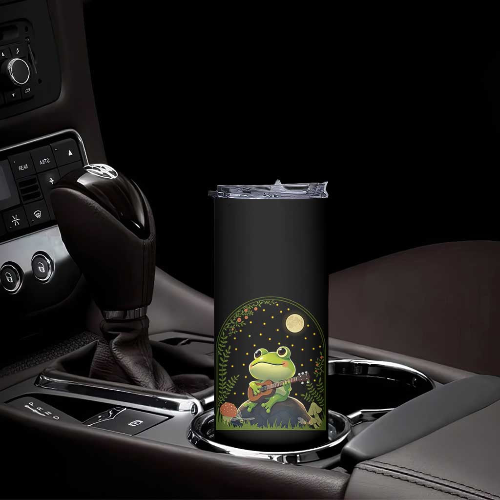 Frog Playing Guitar Skinny Tumbler Gift for Musicians TS12 Print Your Wear