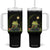 Frog Playing Guitar Tumbler With Handle Gift for Musicians TS12 One Size: 40 oz Black Print Your Wear