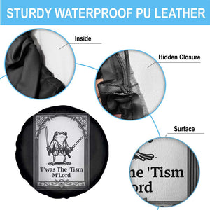 Twas The Tism MLord Spare Tire Cover Funny Medieval Knight Frog Gift TS12 Print Your Wear