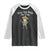 Autism Frog Raglan Shirt Funny Rizz Em With The Tism TS12 Black White Print Your Wear
