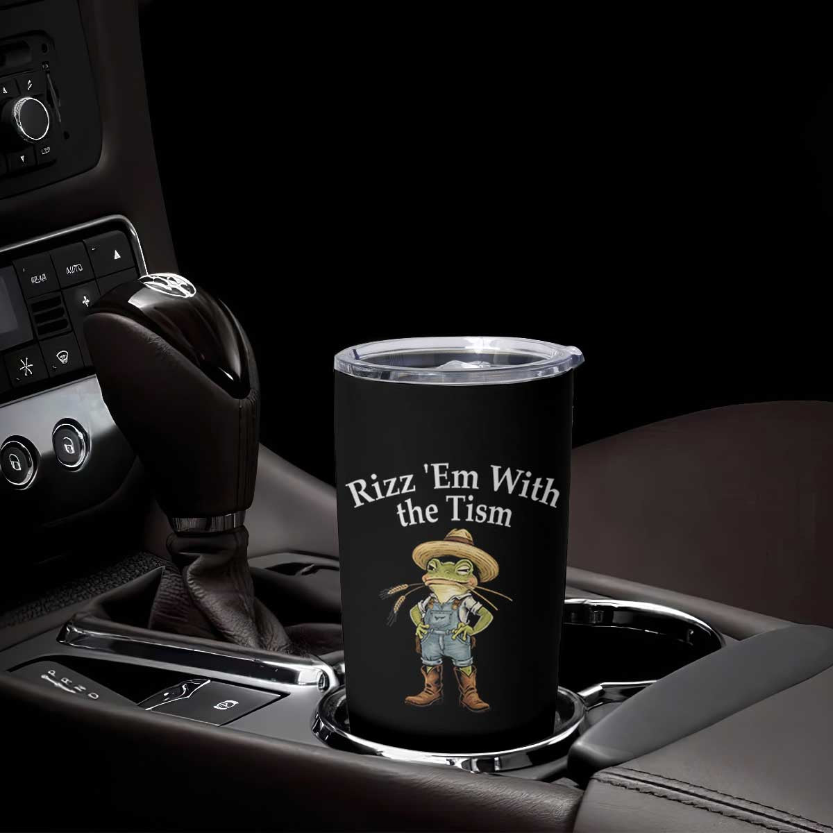 Autism Frog Tumbler Cup Funny Rizz Em With The Tism TS12 Print Your Wear