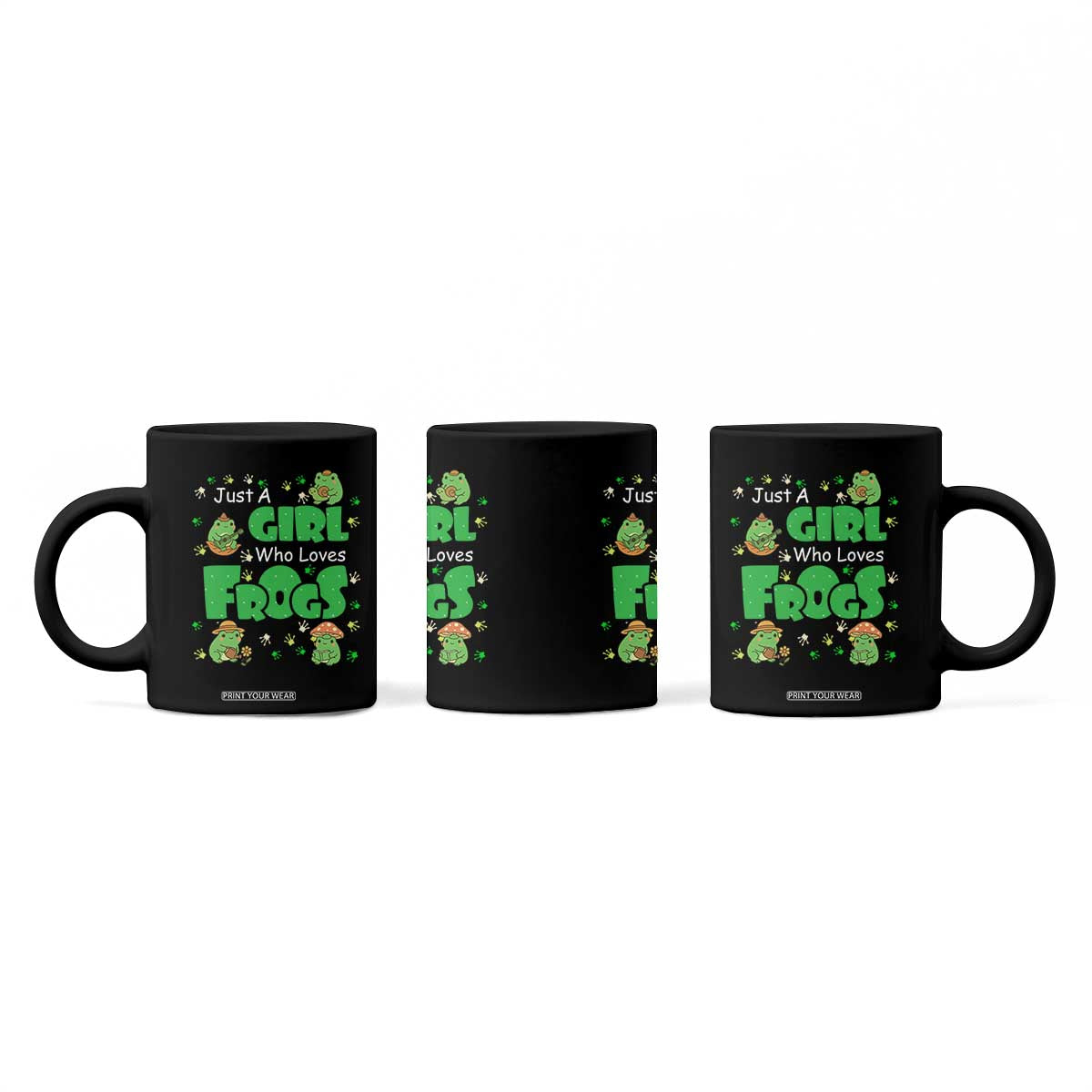 Just A Girl Who Loves Frogs Gift Coffee Mug TS12 Print Your Wear